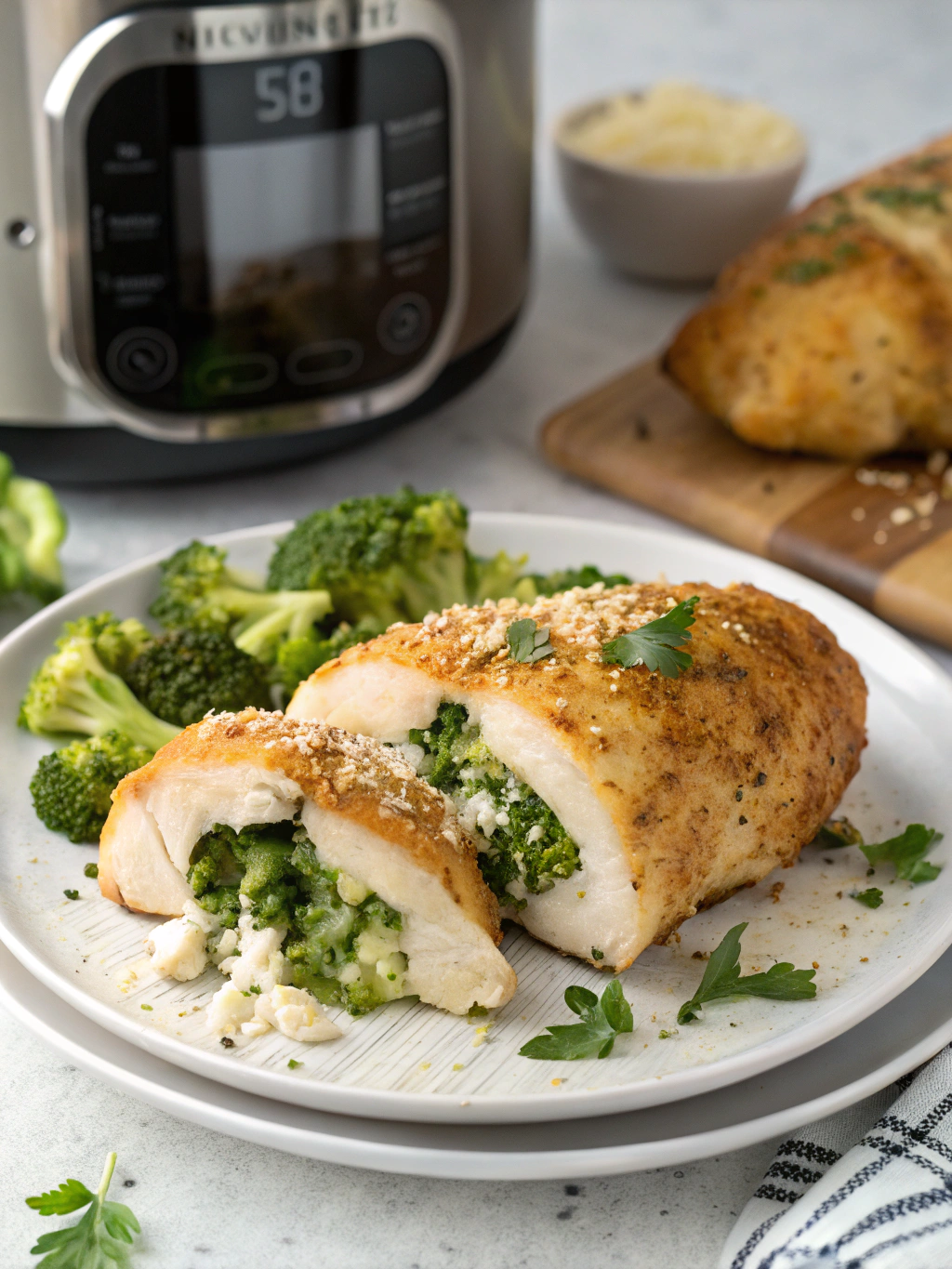 barber foods broccoli stuffed chicken instant pot recipe