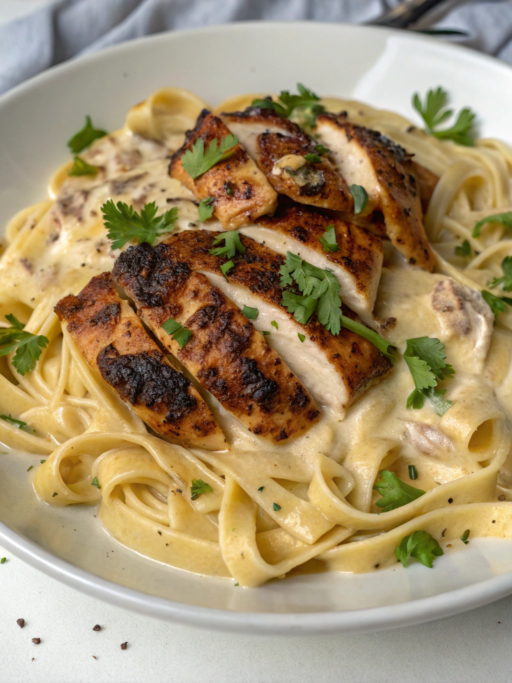 blackened chicken alfredo recipe