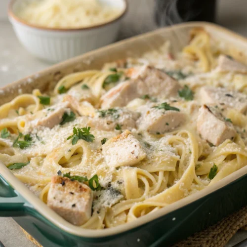 chicken alfredo bake recipe