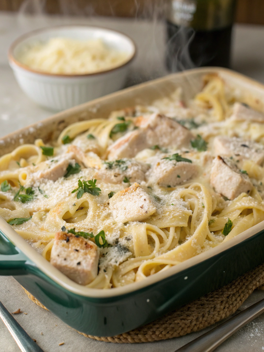 chicken alfredo bake recipe