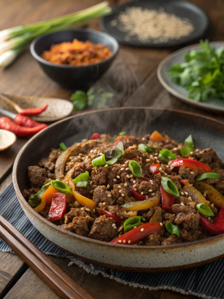 mongolian ground beef recipe