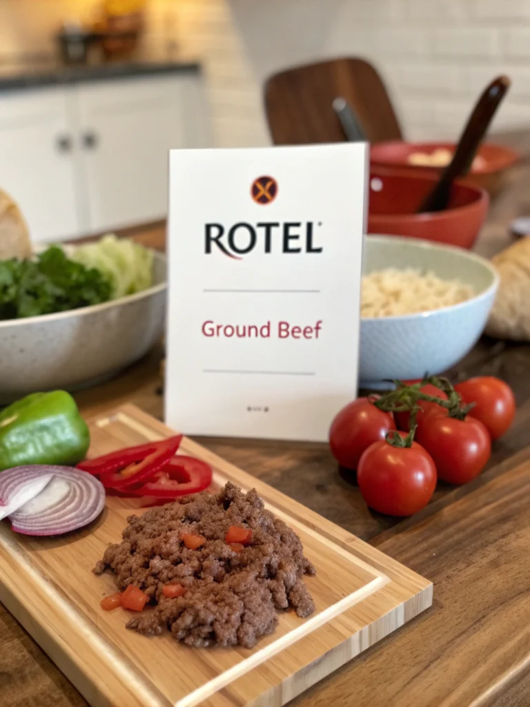 rotel recipes with ground beefingredients