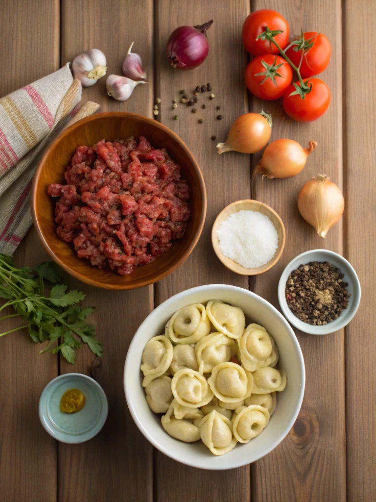 tortellini recipes with ground beefingredients